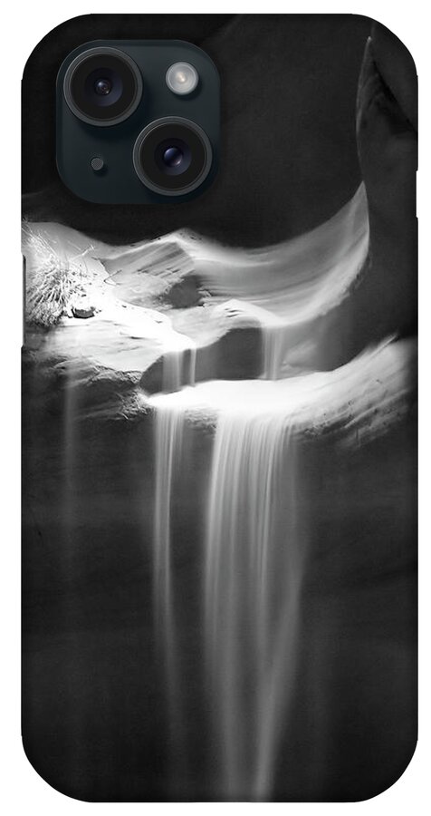 Antelope Canyon Az iPhone Case featuring the photograph Flowing Sand in Antelope Canyon by Lucinda Walter