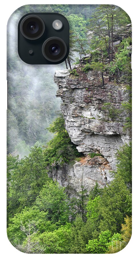 Fall Creek Falls iPhone Case featuring the photograph Fog In The Valley by Phil Perkins