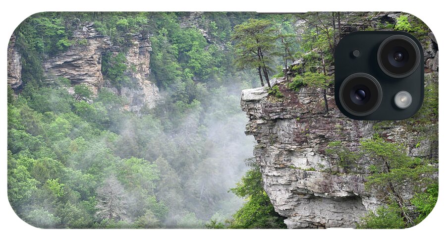 Fall Creek Falls iPhone Case featuring the photograph Fog in Valley 3 by Phil Perkins