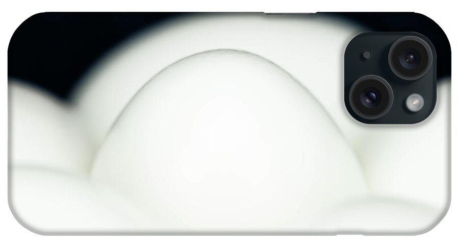 Egg iPhone Case featuring the photograph Food Photography - Eggs on Black by Amelia Pearn