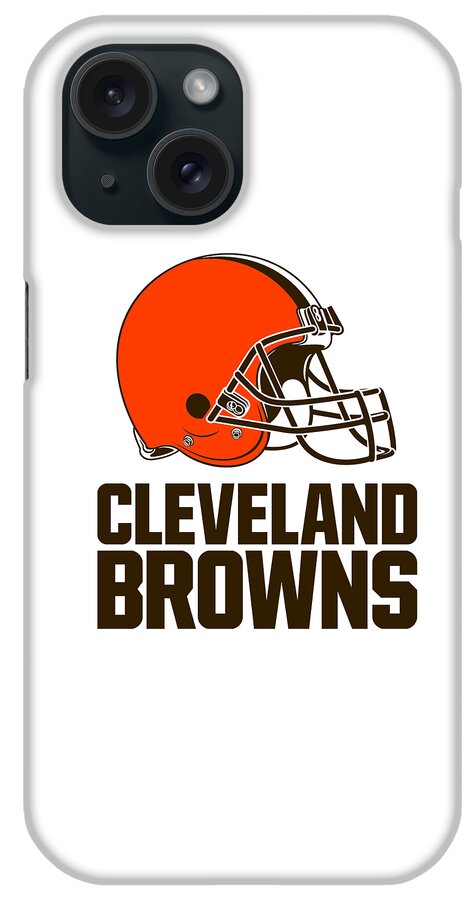 Cleveland iPhone Case featuring the digital art Football by Hadi Anindra