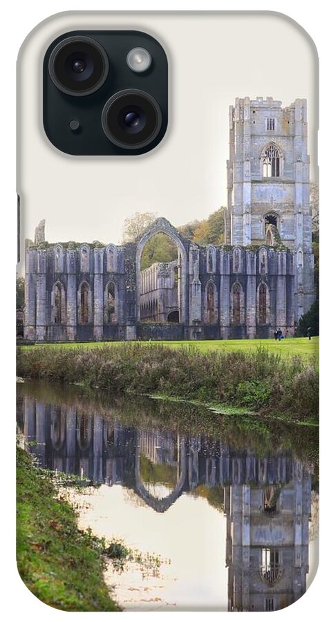 Fountains Abbey iPhone Case featuring the photograph Fountains Abbey 2 by Mark Egerton
