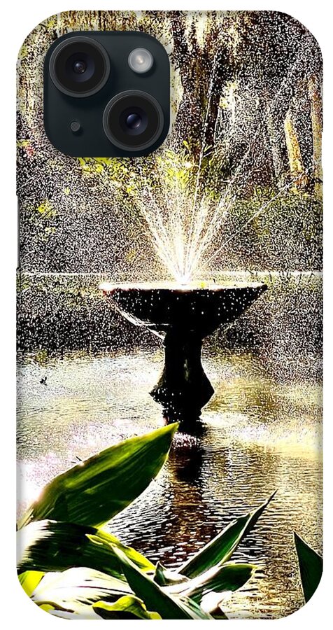 Fountains iPhone Case featuring the photograph Fountains in the Sunny South by John Anderson