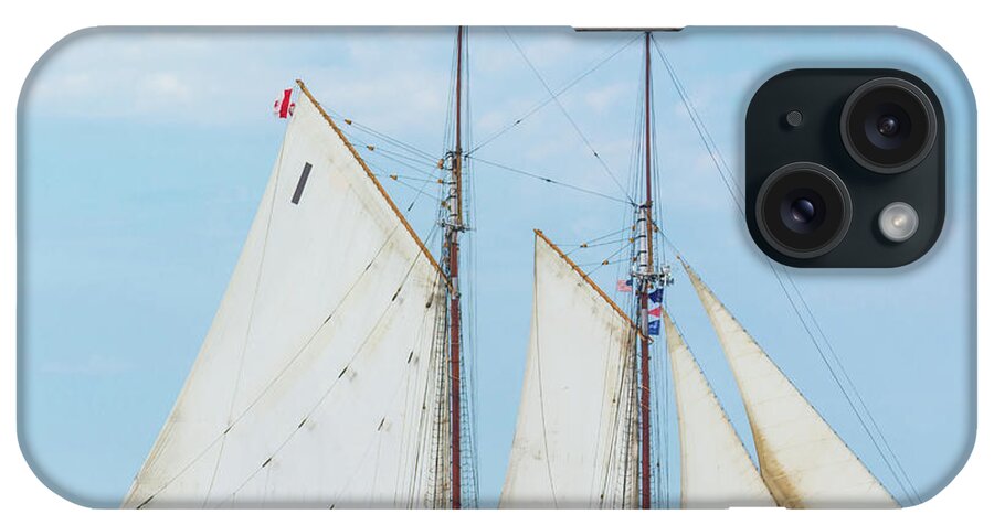 Tall Ships iPhone Case featuring the photograph Four Sails by Stewart Helberg