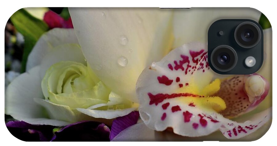 Nature iPhone Case featuring the photograph Fragrance of White Orchid by Leonida Arte