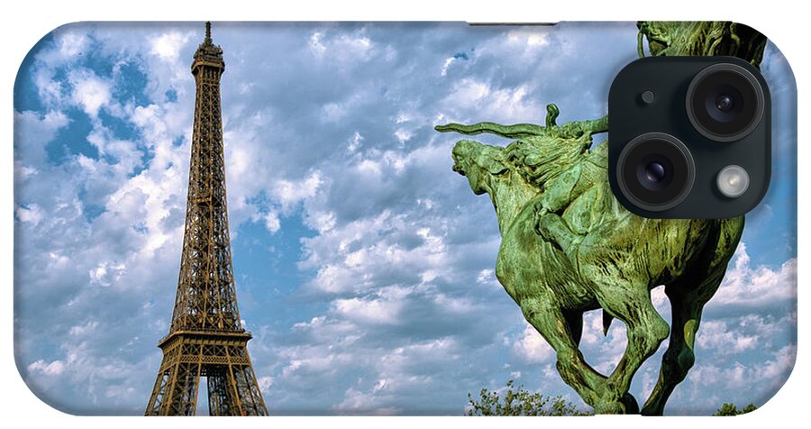 Paris iPhone Case featuring the photograph France Reborn - Eiffel Tower - Paris - France by Bruce Friedman