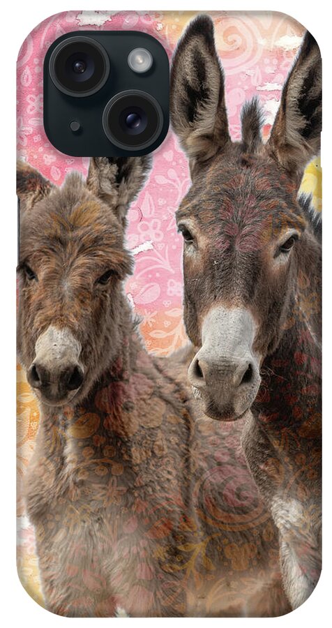 Wild Burros iPhone Case featuring the photograph Free Spirits by Mary Hone