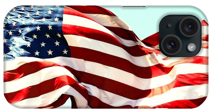 God Bless America iPhone Case featuring the photograph Freedom by Dietmar Scherf