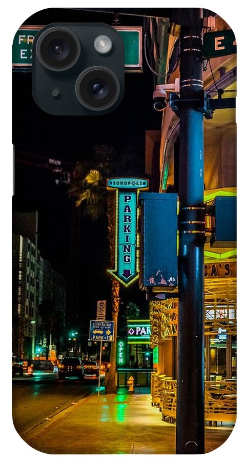  iPhone Case featuring the photograph Fremont Street Experience by Rodney Lee Williams