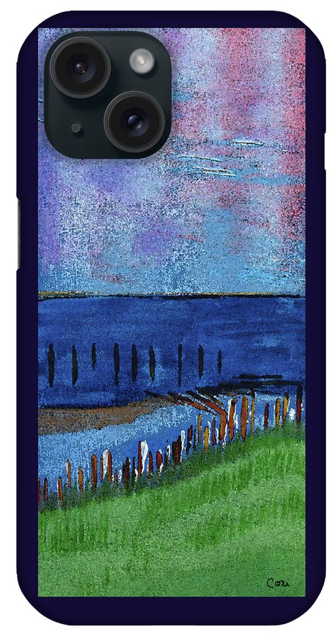 Landscape iPhone Case featuring the painting Fresh Air by Corinne Carroll