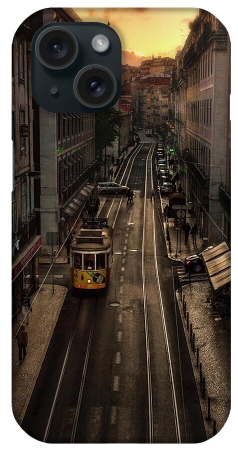 Tram12 iPhone Case featuring the photograph From Above by Jorge Maia