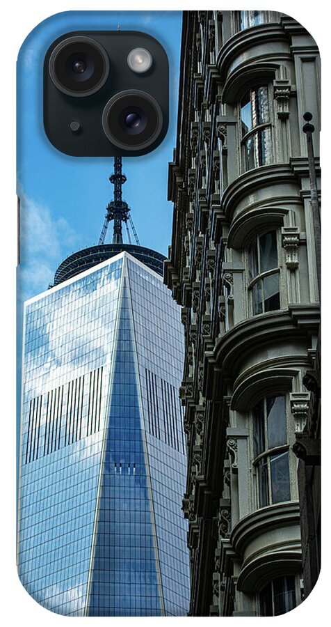 Freedom Tower iPhone Case featuring the photograph From Darkness to Light by James Canning