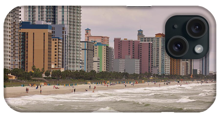 Myrtle Beach iPhone Case featuring the photograph From The Pier by Scott Burd