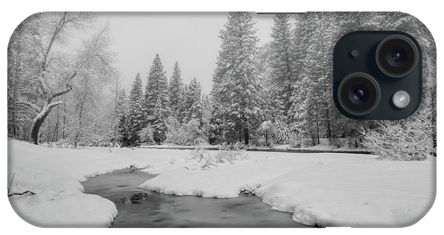 Landscape iPhone Case featuring the photograph Frozen Creek by Jonathan Nguyen
