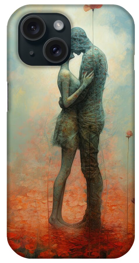 Love iPhone Case featuring the painting Frozen in Love by My Head Cinema