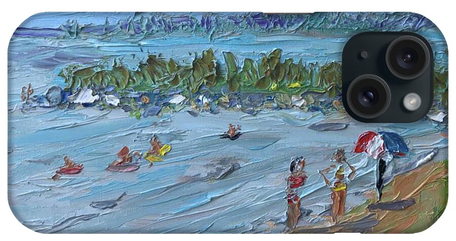  iPhone Case featuring the painting Ft Smallwood Beach #2 by John Macarthur