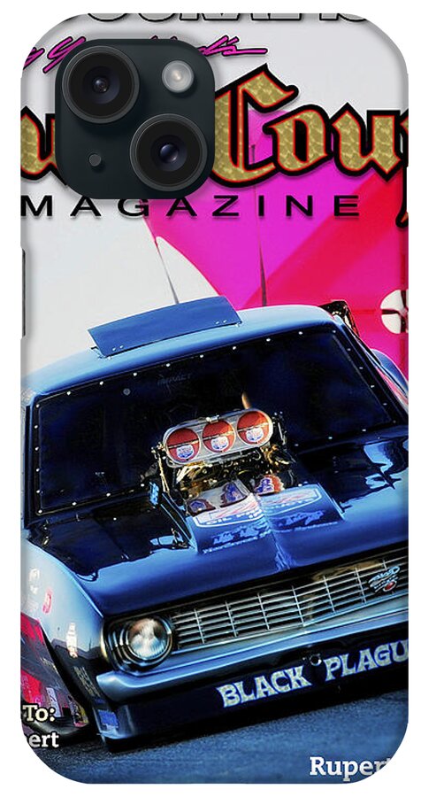Nhra Funny Car iPhone Case featuring the photograph Fuel Coupe Magazine by Kenny Youngblood