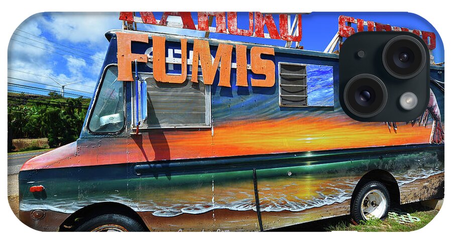 Fumi's Shrimp Truck iPhone Case featuring the photograph Fumi's Shrimp Truck Oahu Hawaii by Aloha Art