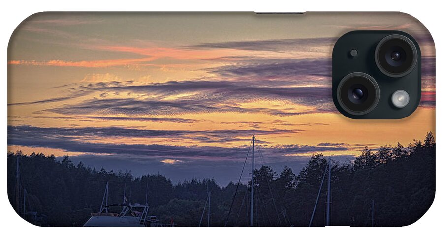 Sunset iPhone Case featuring the photograph Gabriola Island Sunset by Tamara Billingsley