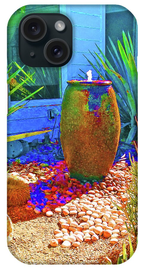 Garden iPhone Case featuring the photograph Garden Fountain by Andrew Lawrence