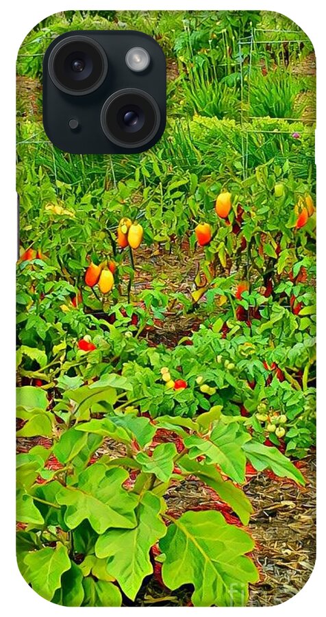 Garden iPhone Case featuring the painting Garden Harvest by Marilyn Smith