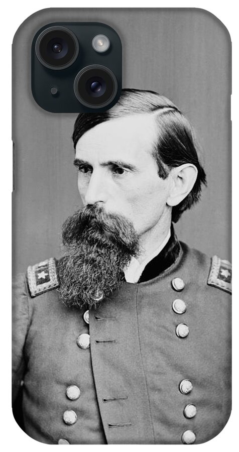 Lew Wallace iPhone Case featuring the photograph General Lew Wallace Portrait - Civil War by War Is Hell Store