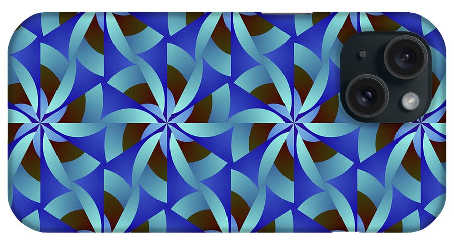 Patterns iPhone Case featuring the digital art Geometric Designer Pattern 364 by Philip Preston