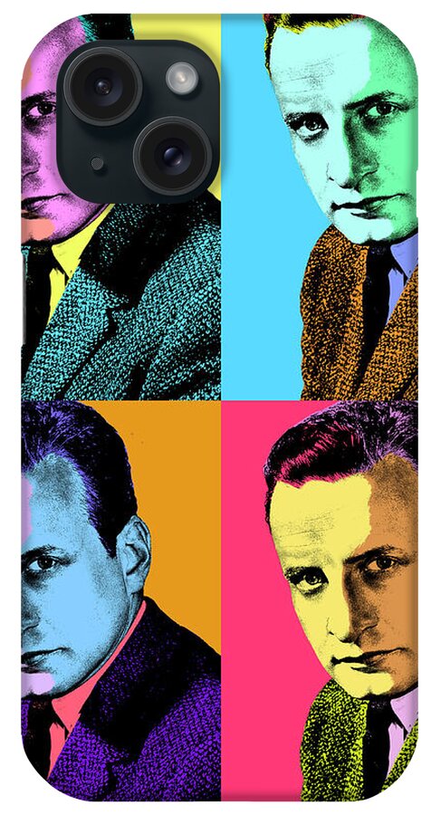 George iPhone Case featuring the mixed media George C. Scott pop art by Movie World Posters