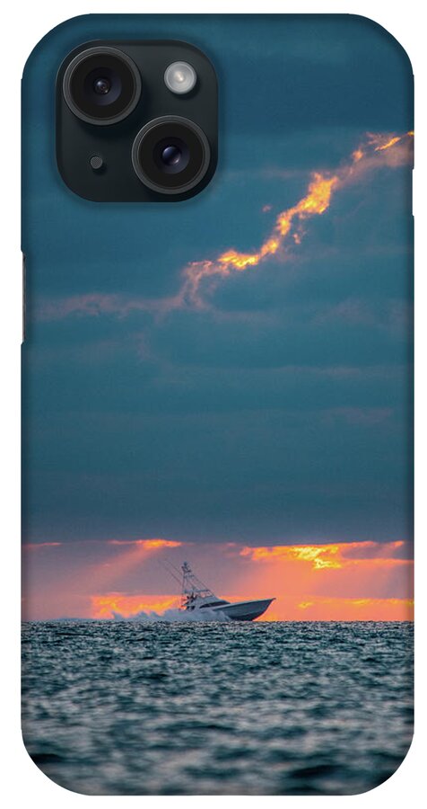 Sunrise iPhone Case featuring the photograph Getting the day started by Edgar Estrada