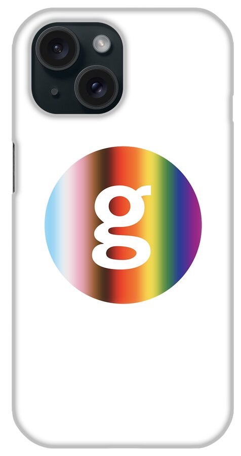 Pride iPhone Case featuring the digital art Getty Images Logo Pride Circle by Getty Images