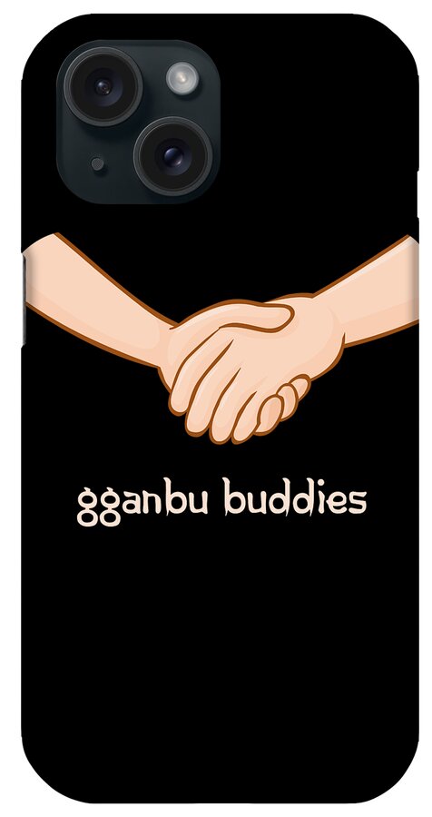 Gganbu iPhone Case featuring the digital art Gganbu Buddies by Flippin Sweet Gear