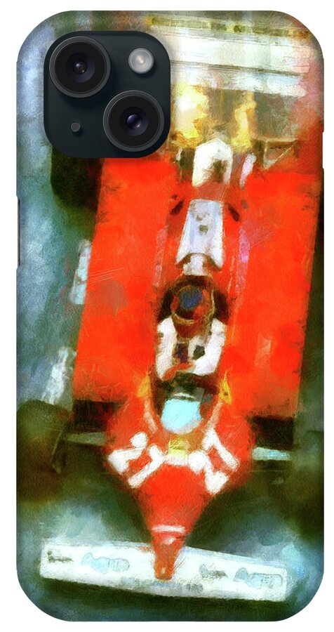 Porsche iPhone Case featuring the painting Gilles the Best by Tano V-Dodici ArtAutomobile