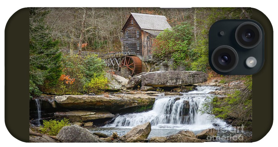 Glad Creek iPhone Case featuring the photograph Glade Creek Grist Mill by Ken Johnson