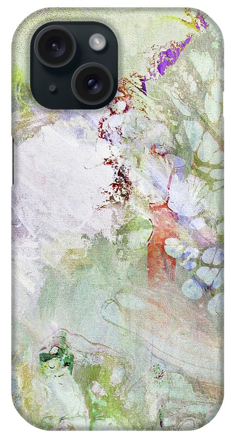Abstract iPhone Case featuring the photograph Glass Wing by Karen Lynch