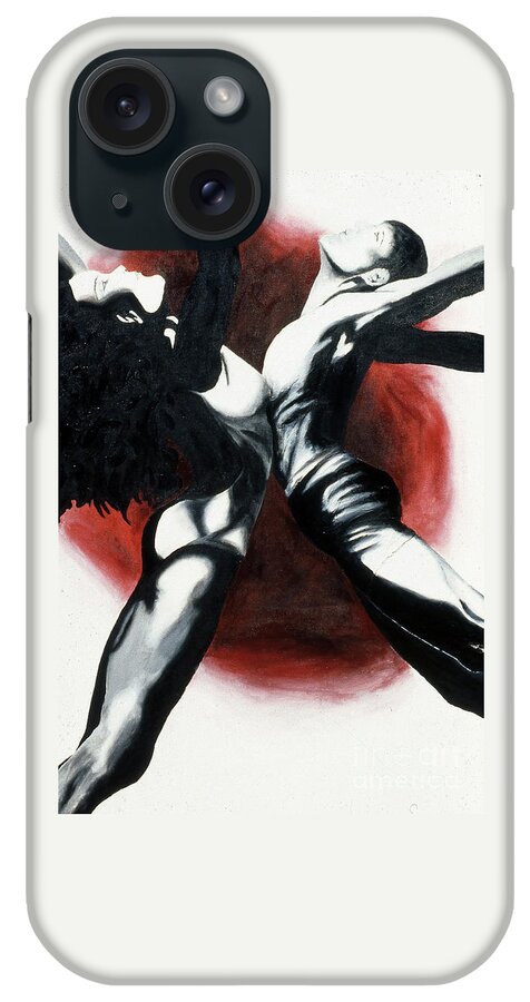 Dancers iPhone Case featuring the painting God I Want To Dance by Pamela Henry