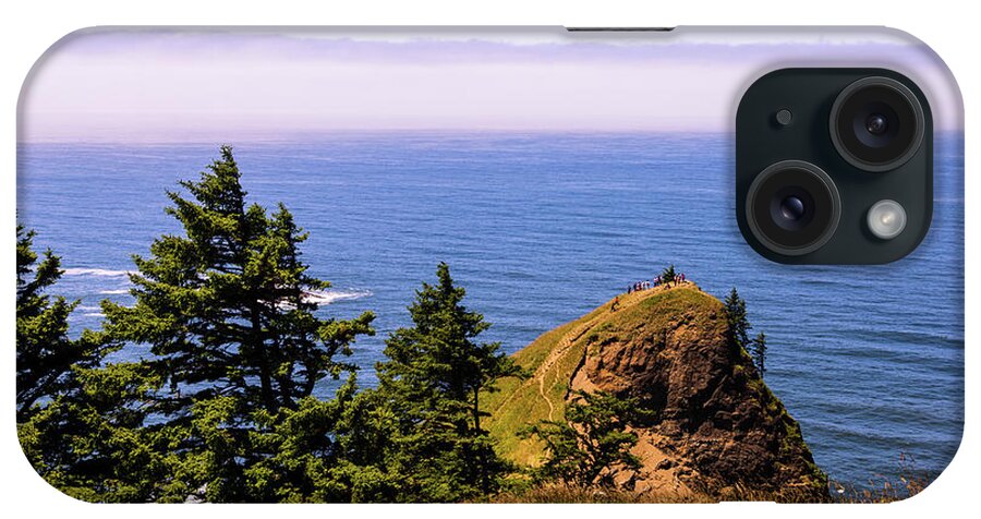 Coastal iPhone Case featuring the photograph God's Thumb, Lincoln City, Oregon by Aashish Vaidya