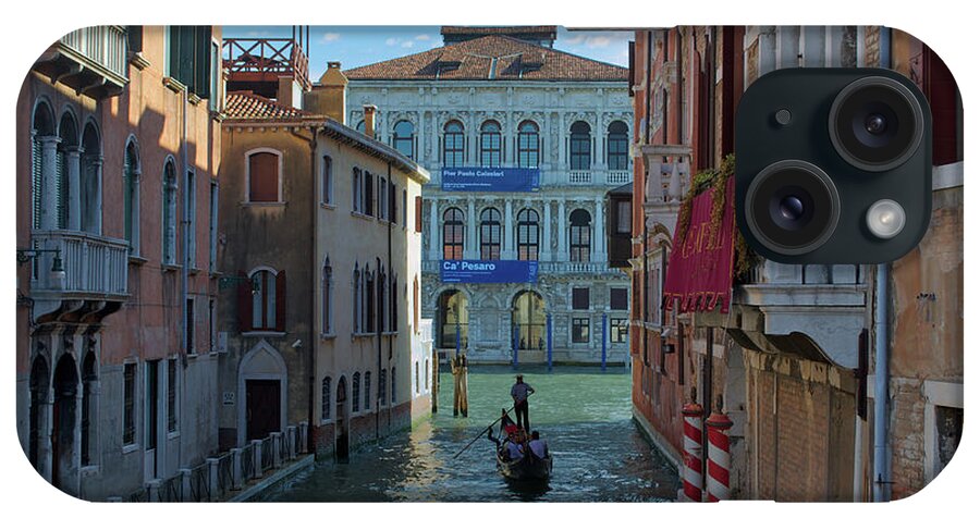 Boat iPhone Case featuring the photograph Gondola on Venetian Canal by Matthew DeGrushe