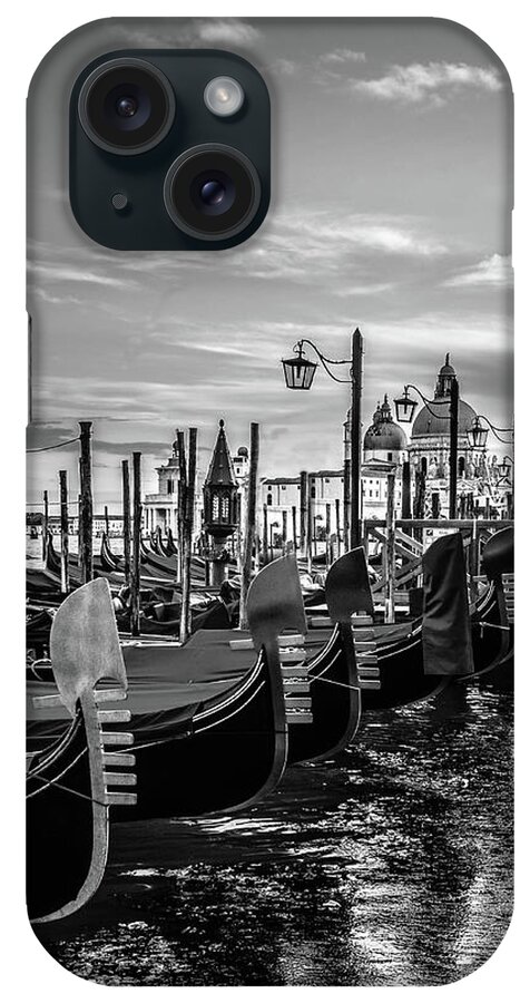 Venice iPhone Case featuring the photograph Gondolas by Tito Slack
