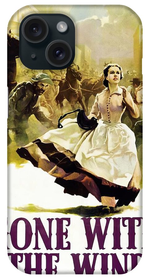 Seguso iPhone Case featuring the mixed media ''Gone With the Wind'', 1939 - art by Armando Seguso by Stars on Art