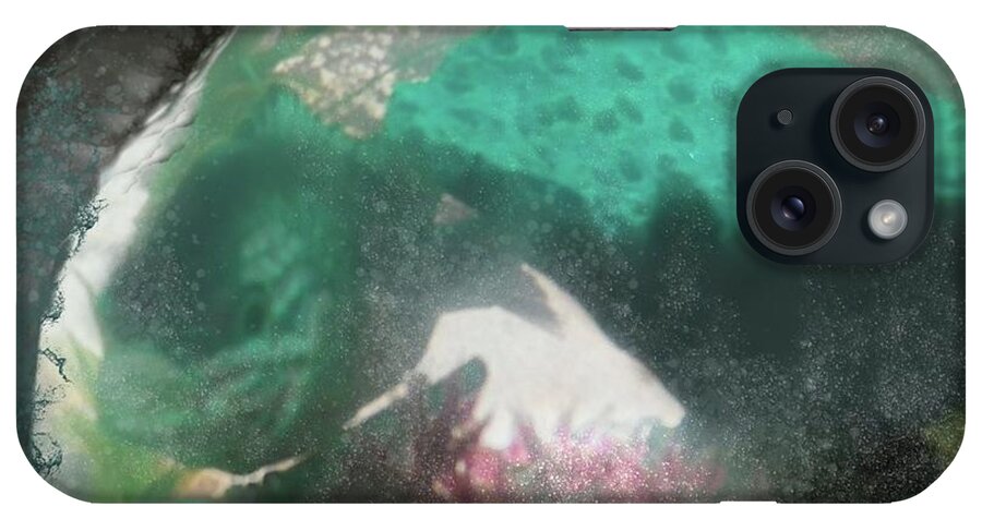 Fish iPhone Case featuring the mixed media Good day for a swim in the Bay   by Julie Grimshaw