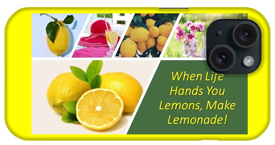 Lemons iPhone Case featuring the photograph Got Lemons Make Lemonade by Nancy Ayanna Wyatt