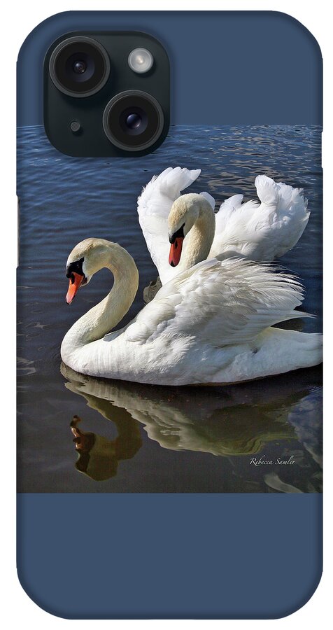 Swans iPhone Case featuring the photograph Grace by Rebecca Samler