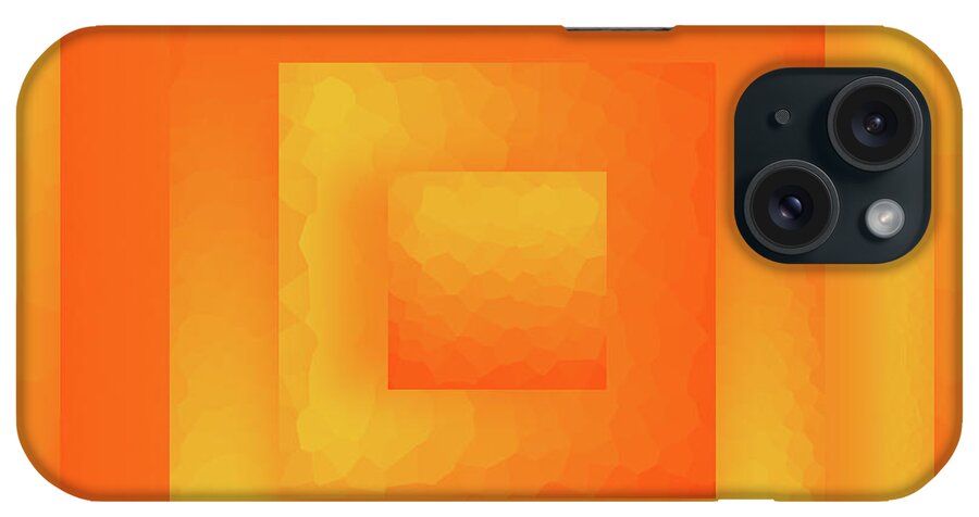 Abstract iPhone Case featuring the digital art Sun Cube by Liquid Eye