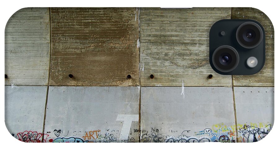 Graffiti Art iPhone Case featuring the photograph Graffiti Art on Underpass by Lea Ravitz
