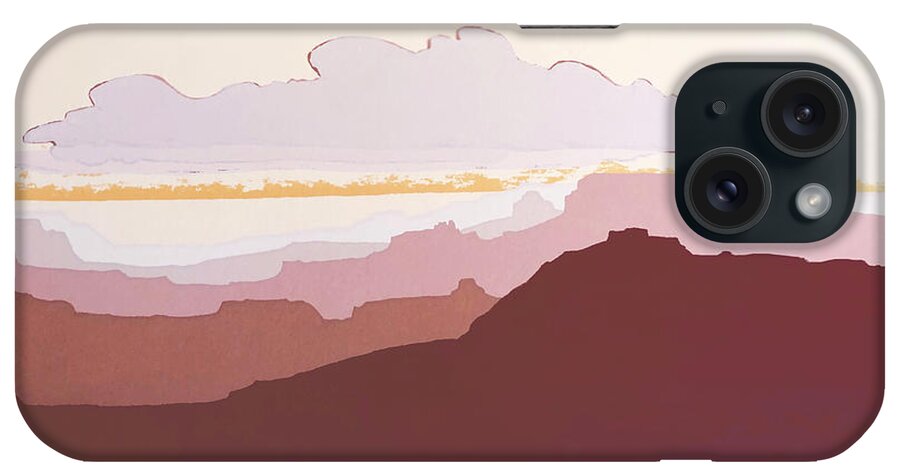 John Svenson iPhone Case featuring the painting Grand Canyon by John Svenson