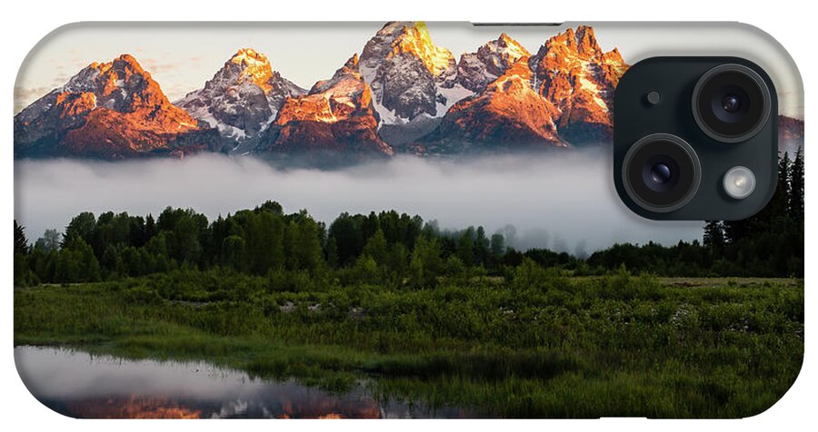 Wyoming iPhone Case featuring the photograph Grand Teton National Park by Serge Skiba