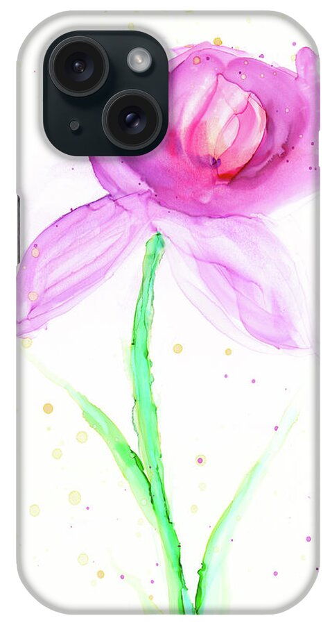 Whimsical iPhone Case featuring the painting Grateful by Kimberly Deene Langlois