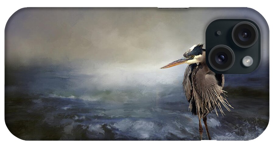 Heron iPhone Case featuring the photograph Great Blue Heron by Theresa Tahara