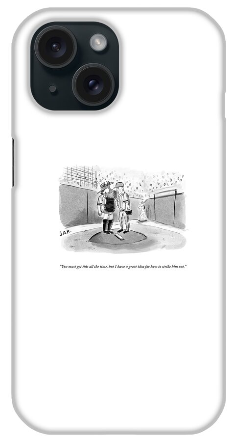 Great Idea For How To Strike Him Out iPhone Case