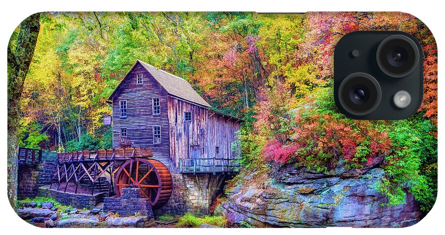 Landscape iPhone Case featuring the photograph Grist Mill by Tom Watkins PVminer pixs